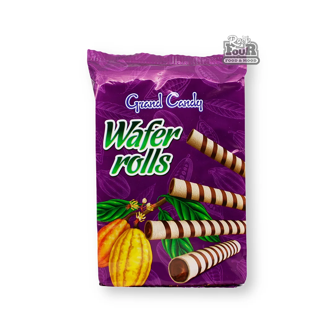 Waffle tubes "Grand Candy" with chocolate filling 125g